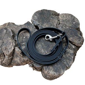 5' 8" USA Made Biothane Dog Leash - 1/2" width - waterproof, stink proof